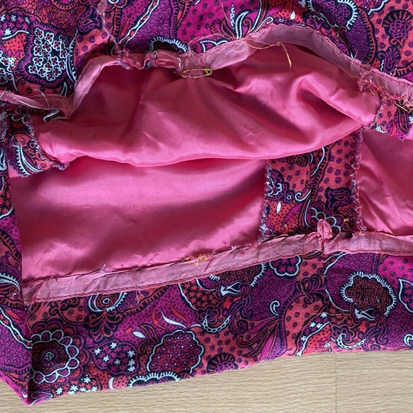 Morton Weiner Montreal vintage fuschia paisley dress - Picture 9 of 9